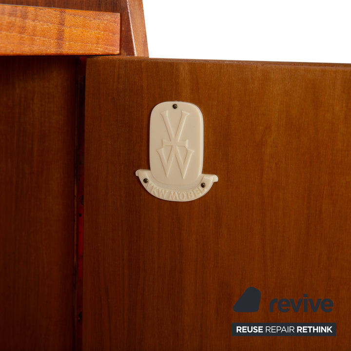 Midcentury Holz Sideboard Braun Highboard Teak VKW Möbel