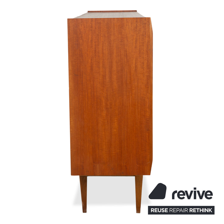 Midcentury Holz Sideboard Braun Highboard Teak VKW Möbel