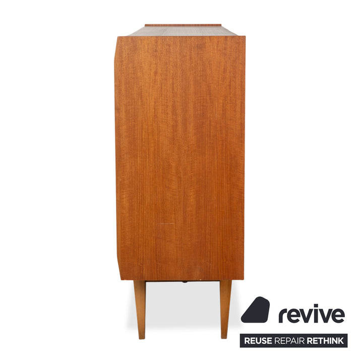 Midcentury Holz Sideboard Braun Highboard Teak VKW Möbel
