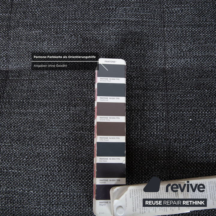 Minotti Lawrence Stoff Ecksofa Grau Sofa Couch