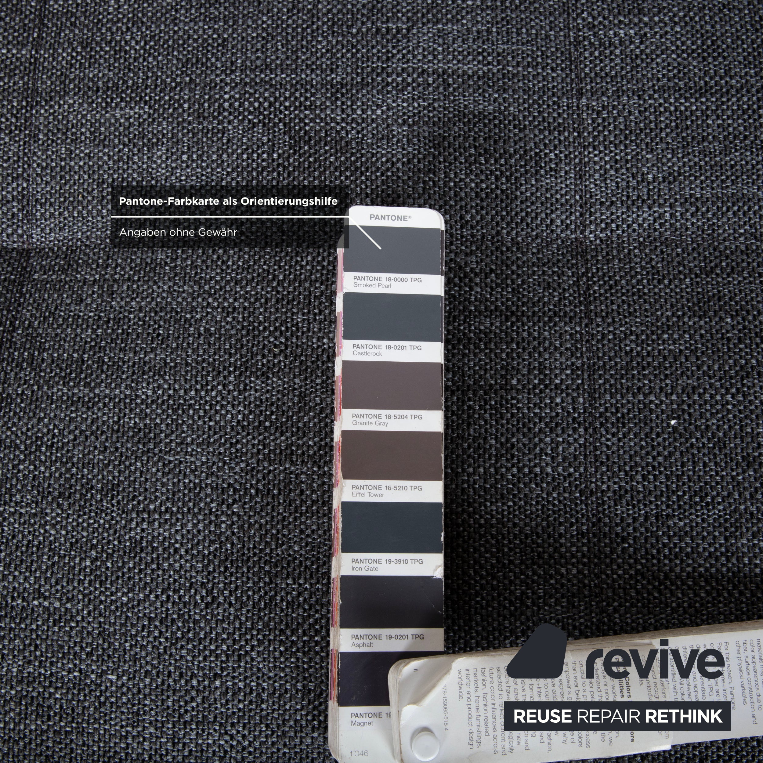 Minotti Lawrence Stoff Ecksofa Grau Sofa Couch