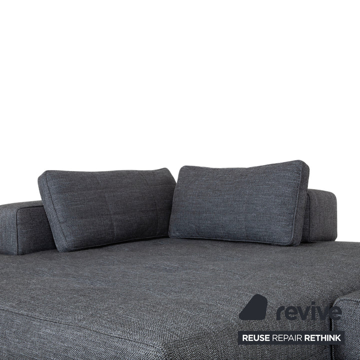 Minotti Lawrence Stoff Ecksofa Grau Sofa Couch