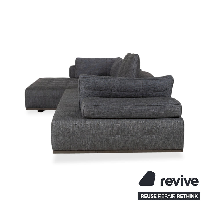 Minotti Lawrence Stoff Ecksofa Grau Sofa Couch