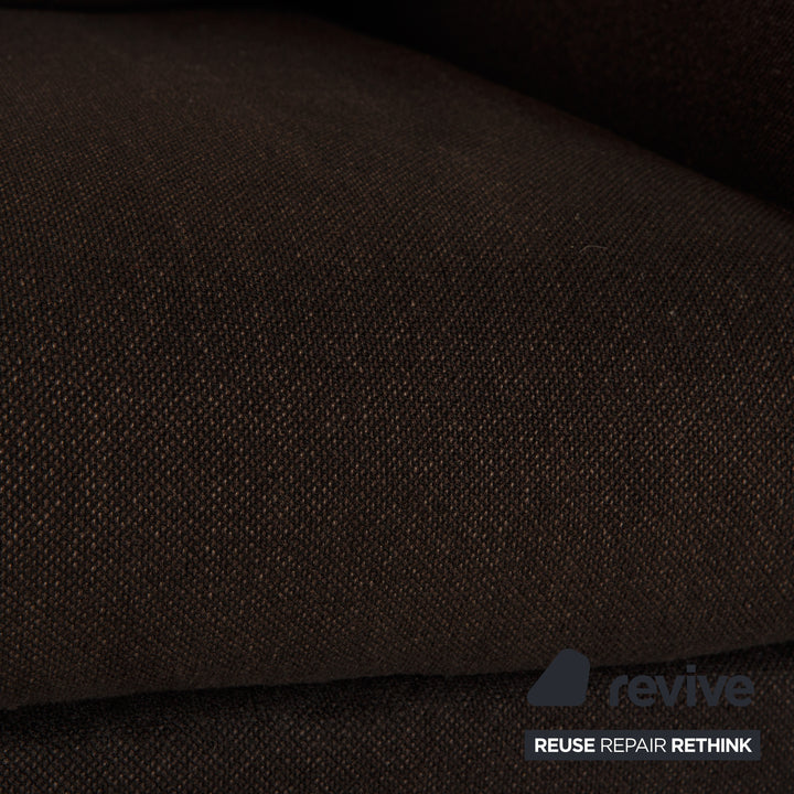 Minotti Fabric Armchair Set Grey Brown
