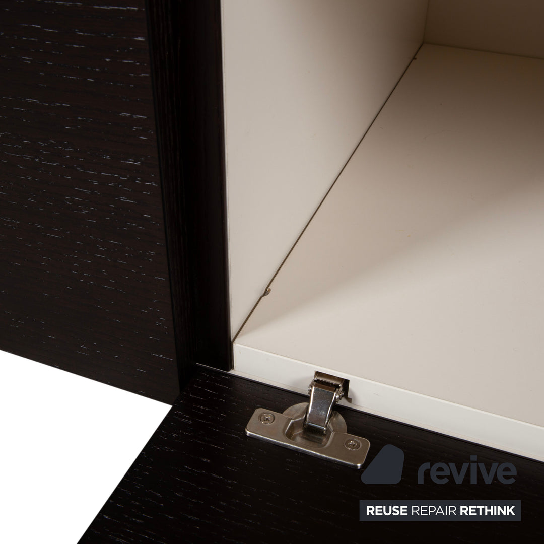 Misura Emme Holz Chrom Sideboard Beige Creme Schwarz manuelle Funktion