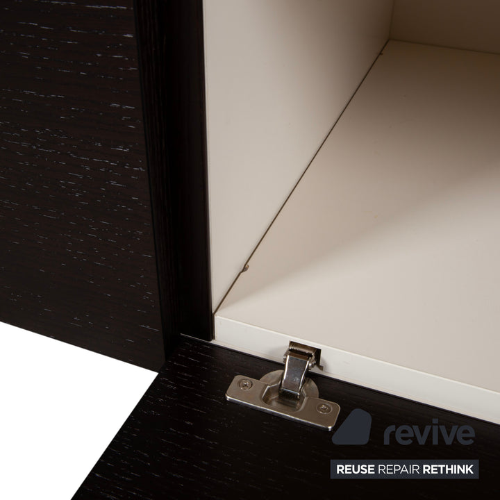 Misura Emme Holz Chrom Sideboard Beige Creme Schwarz manuelle Funktion