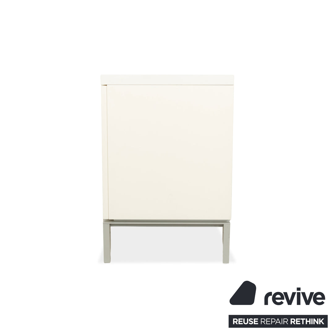 Misura Emme PENTAGRAMMA Holz Sideboard Weiß Grau Schubladen