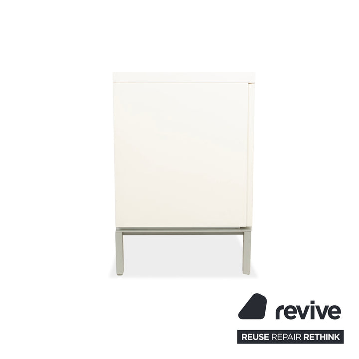 Misura Emme PENTAGRAMMA Holz Sideboard Weiß Grau Schubladen