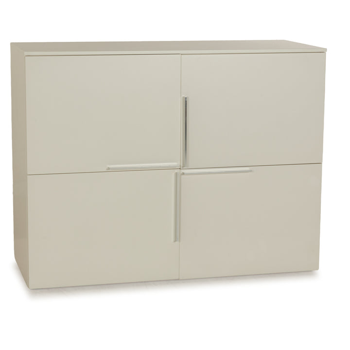 Misura Emme Plan wooden sideboard white cream cupboard compartments