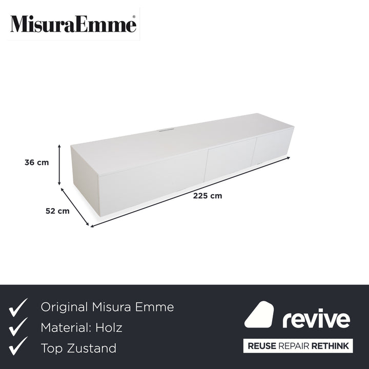 Buffet mural en bois blanc Misura Emme TaoDay