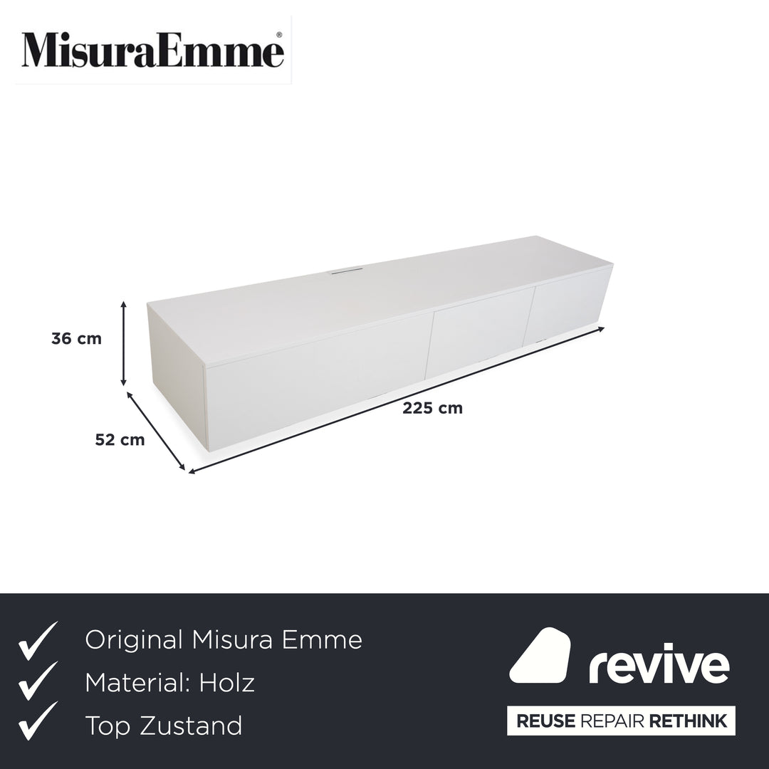 Misura Emme TaoDay Wooden Sideboard White Wall-Mounted Board