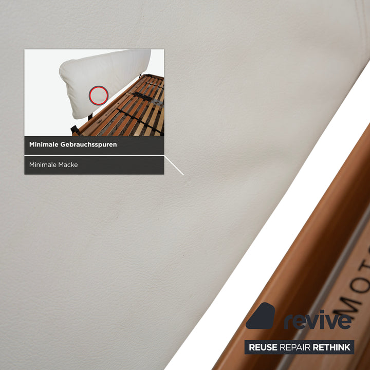 Möller Design double bed, wood, brown, 180x200cm, including electric slatted frame