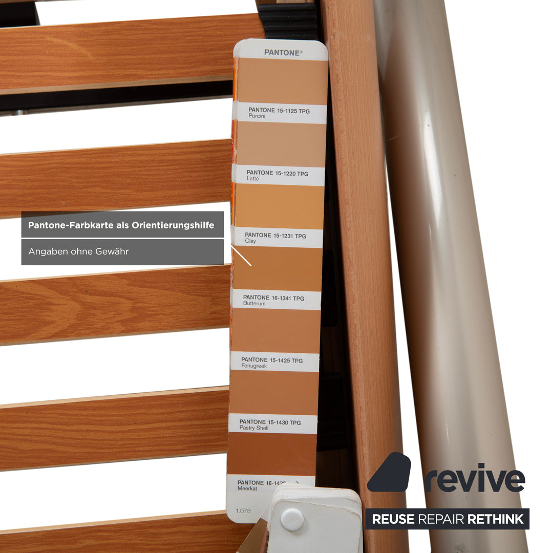 Möller Design double bed, wood, brown, 180x200cm, including electric slatted frame