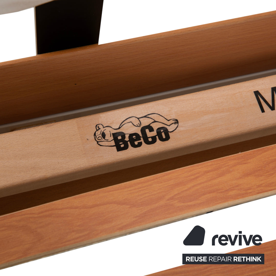 Möller Design double bed, wood, brown, 180x200cm, including electric slatted frame