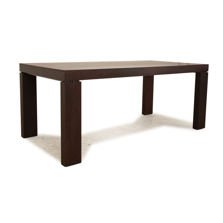 Molteni Globo table à manger en bois marron fonction extensible