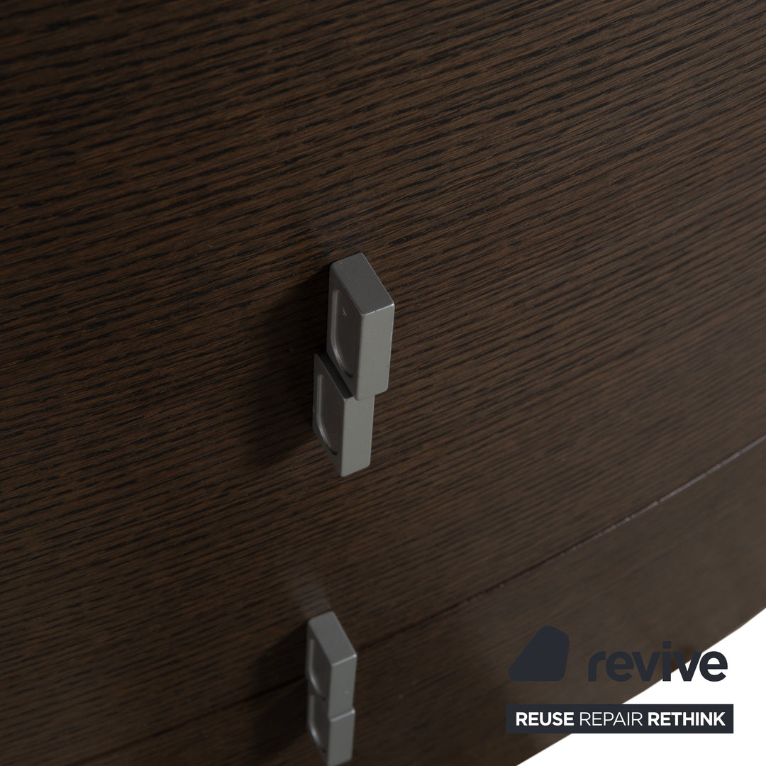 Molteni Pass Holz Sideboard Braun