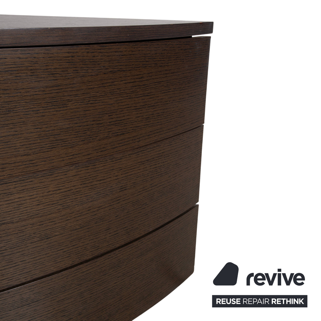 Molteni Pass Holz Sideboard Braun