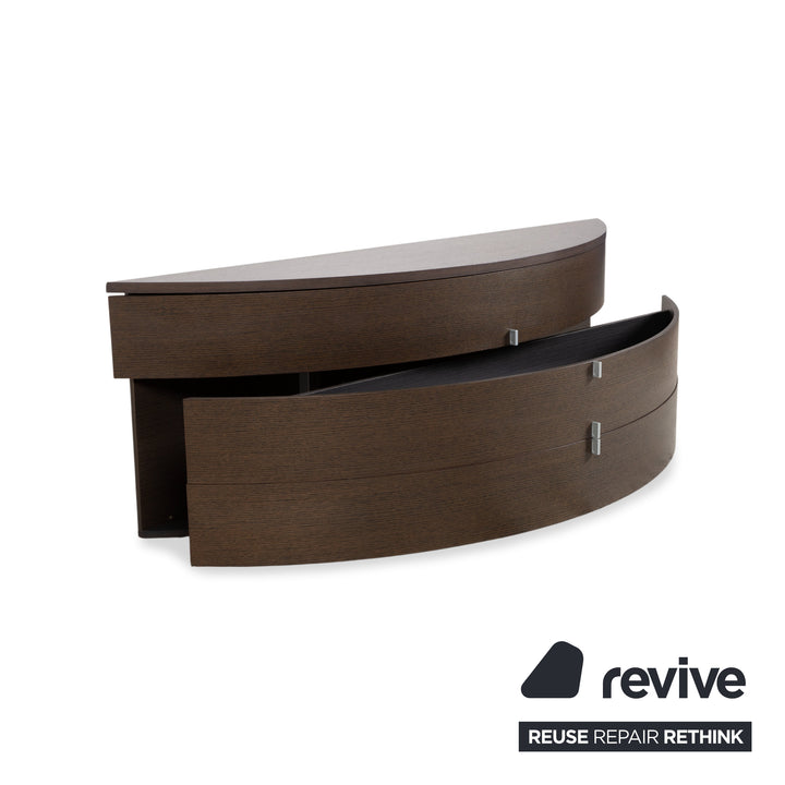 Molteni Pass Holz Sideboard Braun