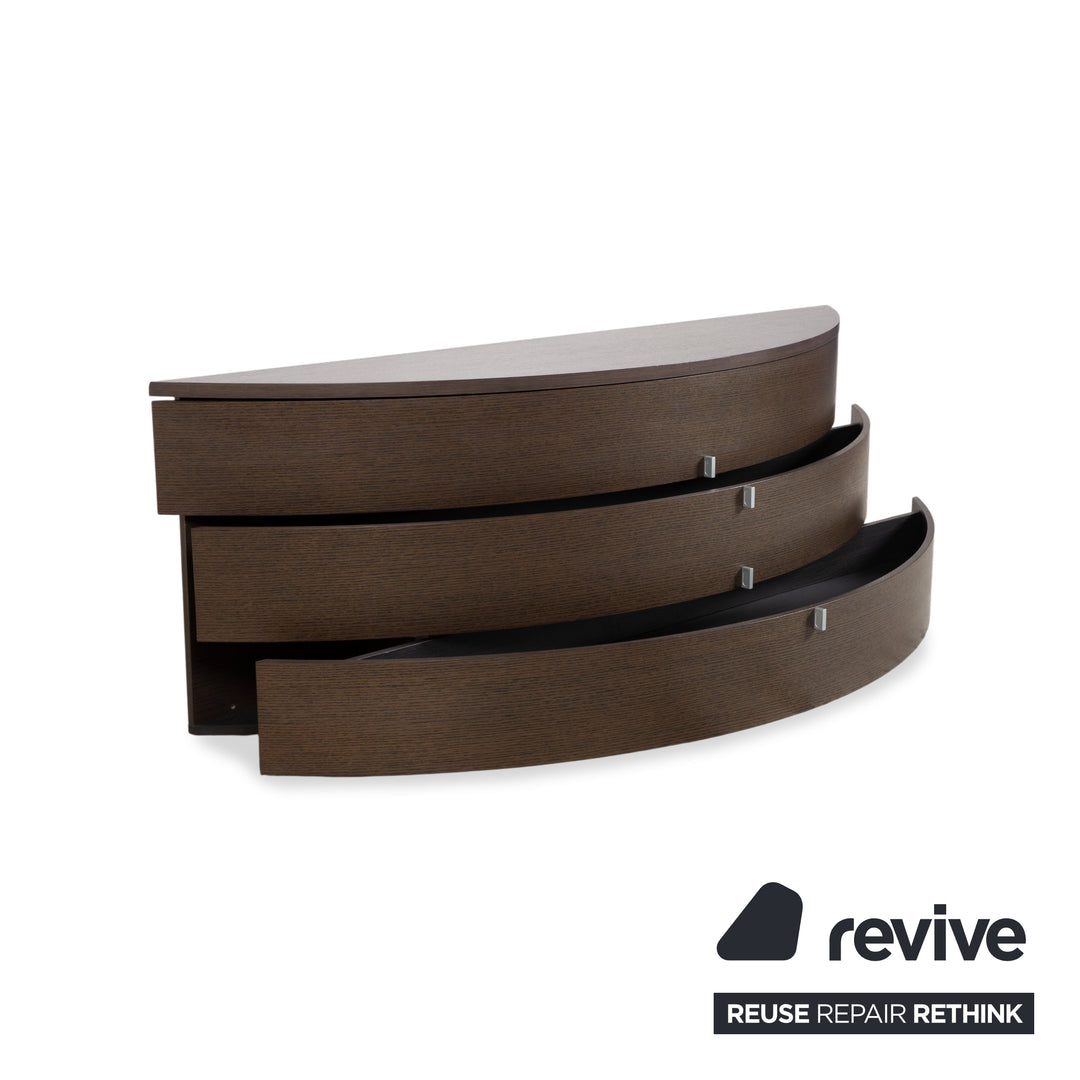 Molteni Pass Holz Sideboard Braun