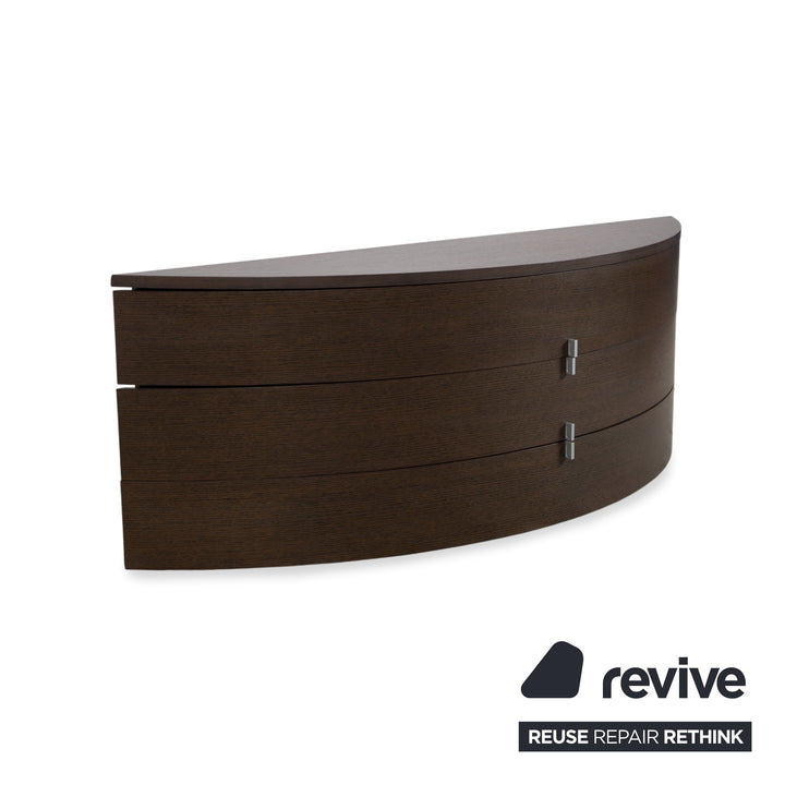 Molteni Pass Holz Sideboard Braun