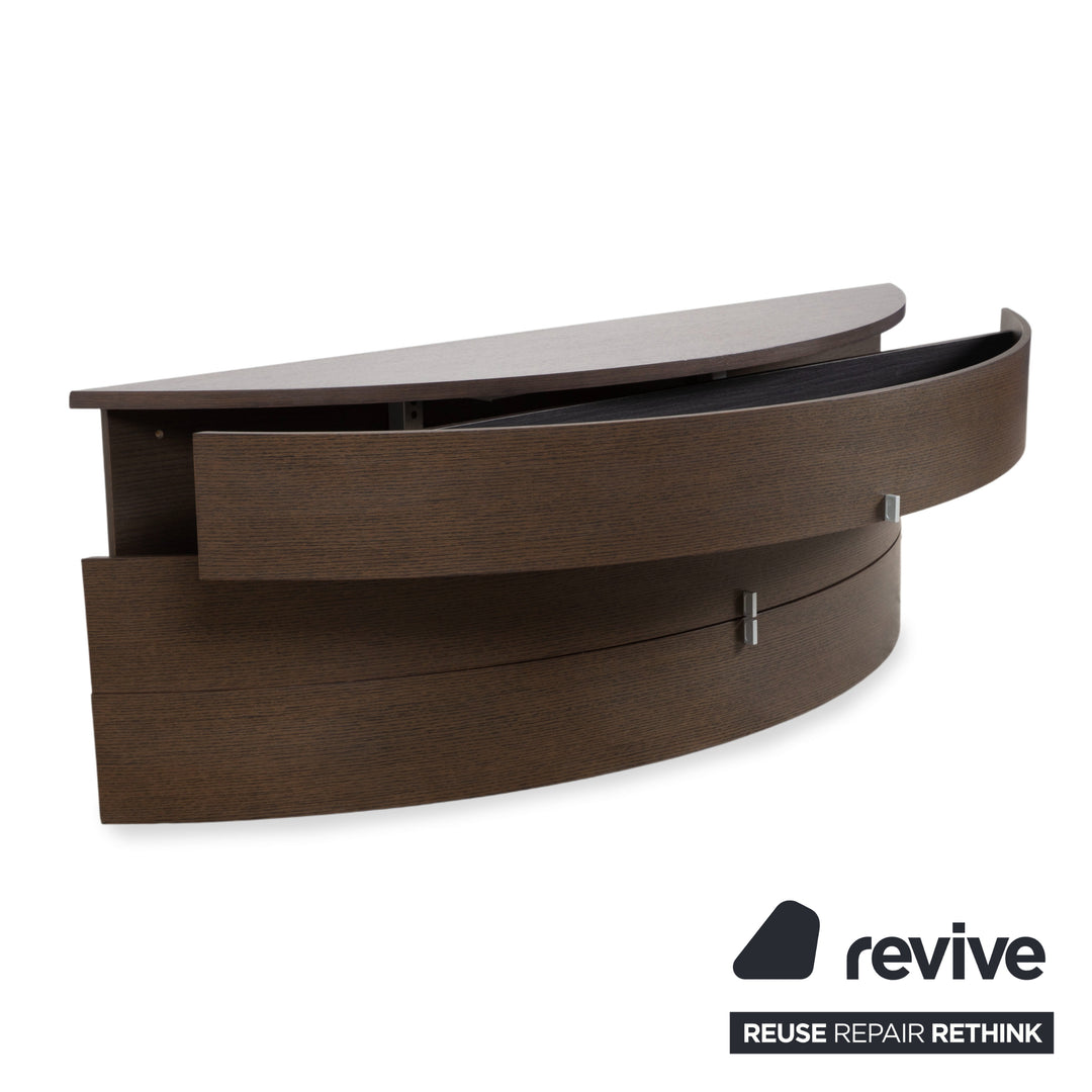 Molteni Pass Holz Sideboard Braun