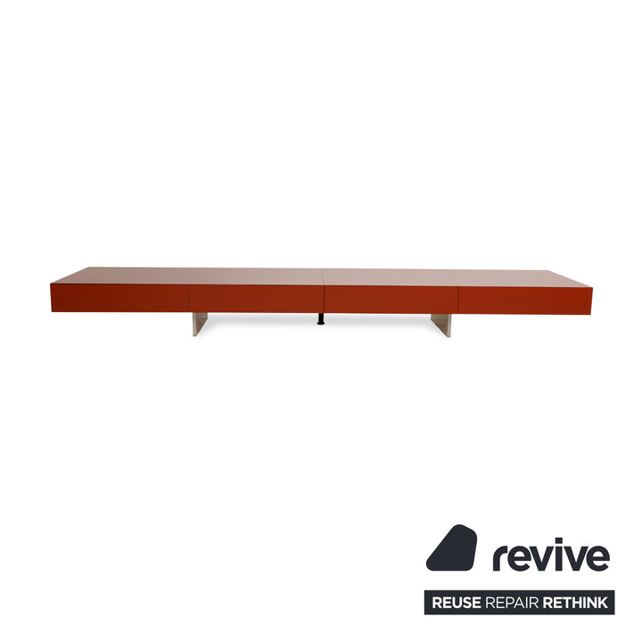 Molteni Pass Holz Sideboard Rot Lowboard Schubladen