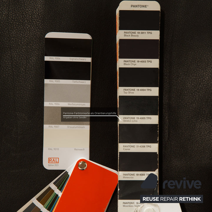 Molteni Paul Leather Corner Sofa Recamiere Left Black Sofa Couch