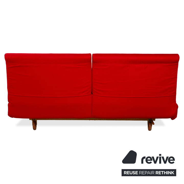 Molteni Stoff Bett Rot 180x200