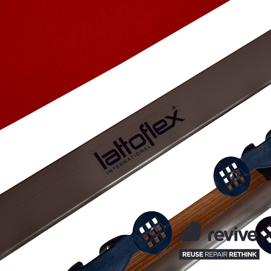 Molteni Stoff Bett Rot 180x200