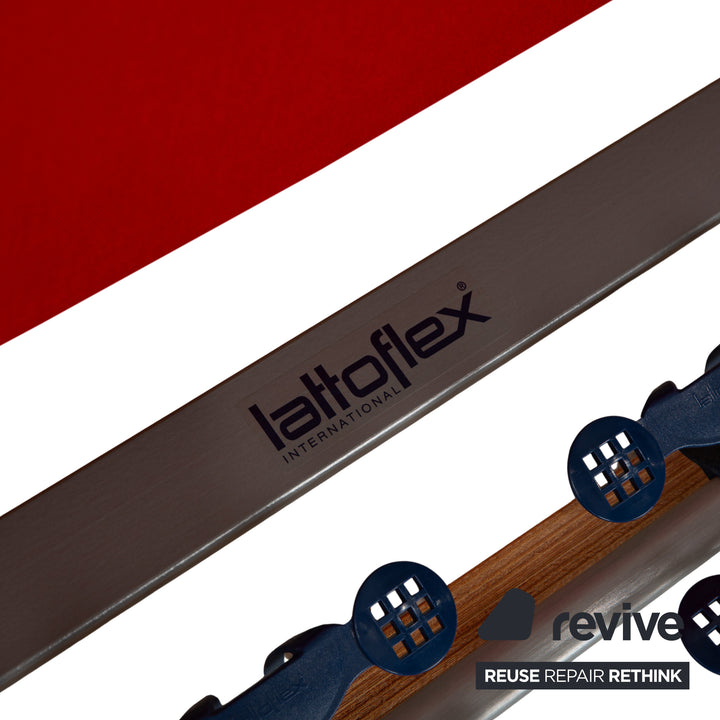 Molteni Stoff Bett Rot 180x200