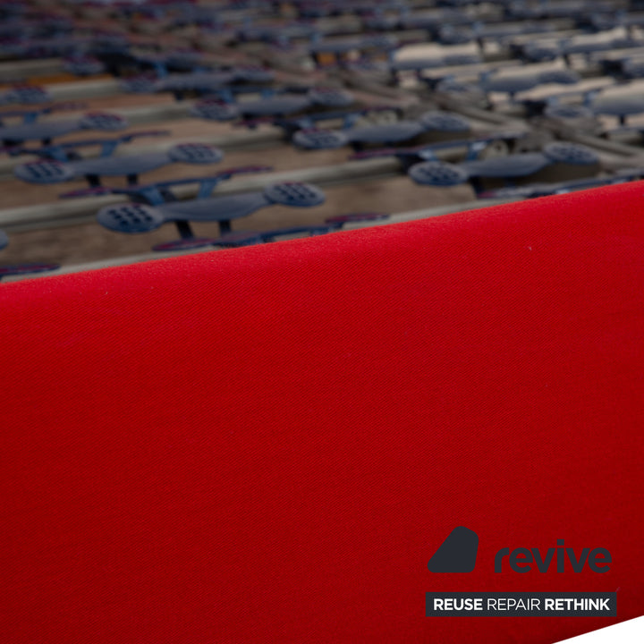 Molteni Stoff Bett Rot 180x200