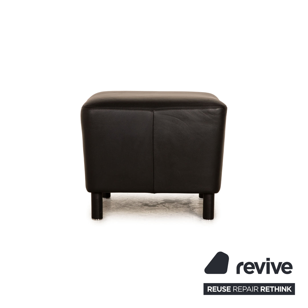 Mondo leather armchair set black stool TV armchair high-back