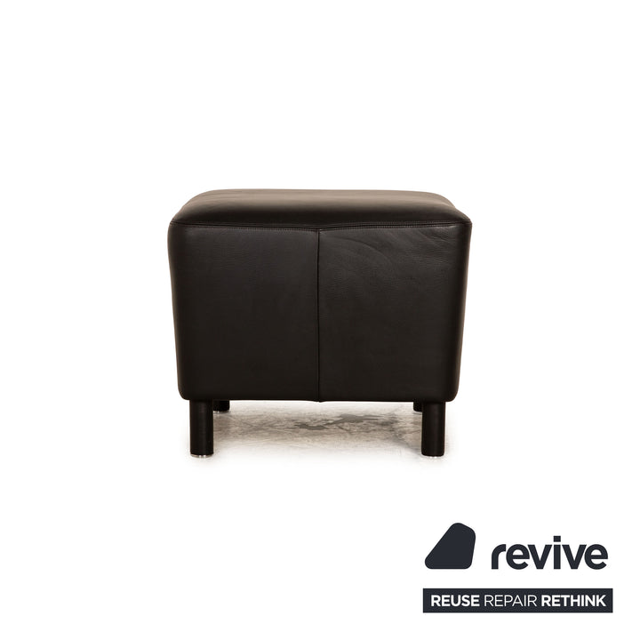 Mondo leather armchair set black stool TV armchair high-back