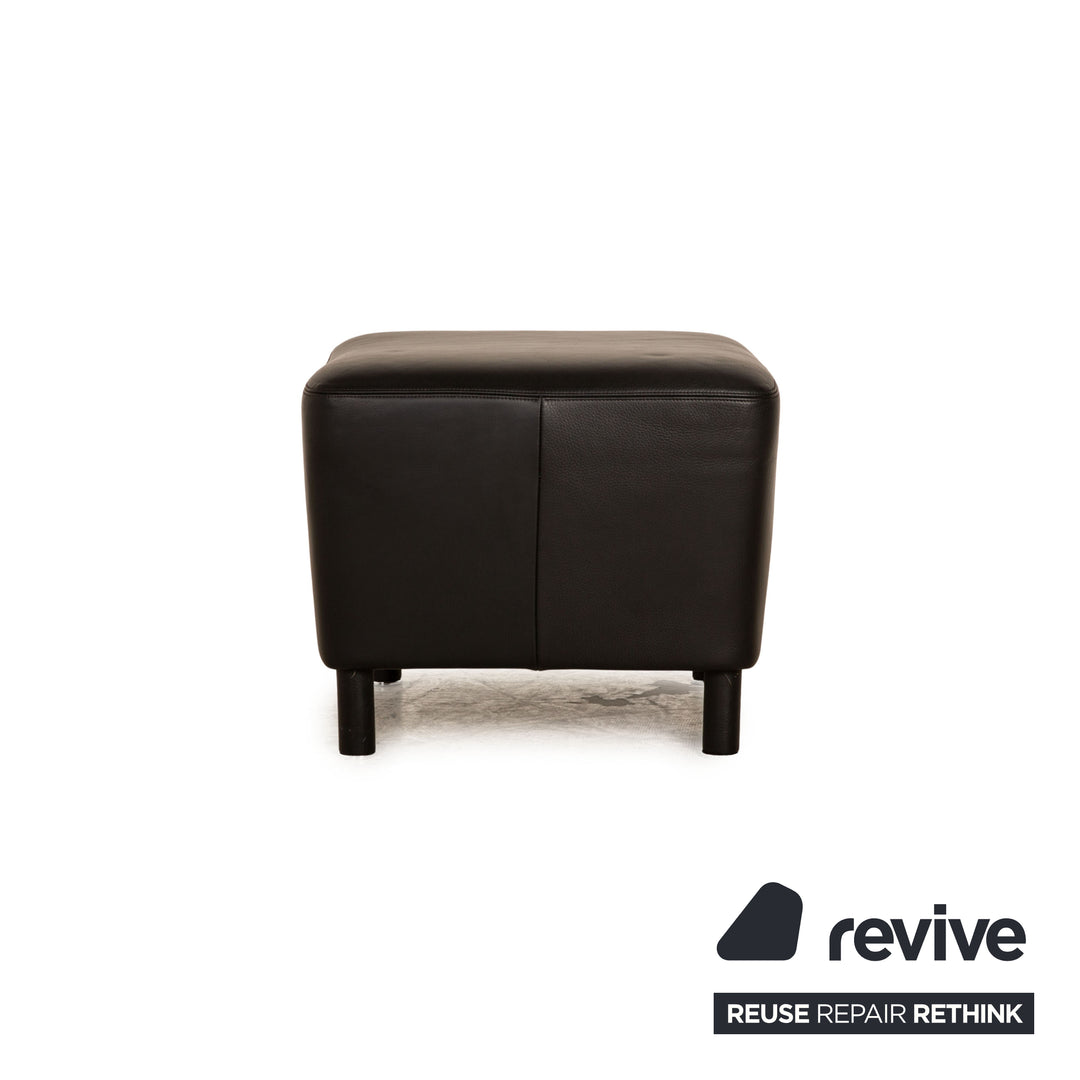 Mondo leather armchair set black stool TV armchair high-back