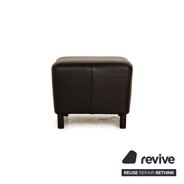 Mondo leather armchair set black stool TV armchair high-back