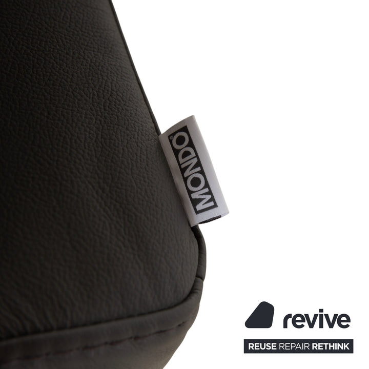 Mondo Maestra Leder Ecksofa Grau Schiefer Anthrazit elektrische Funktion Sofa Couch