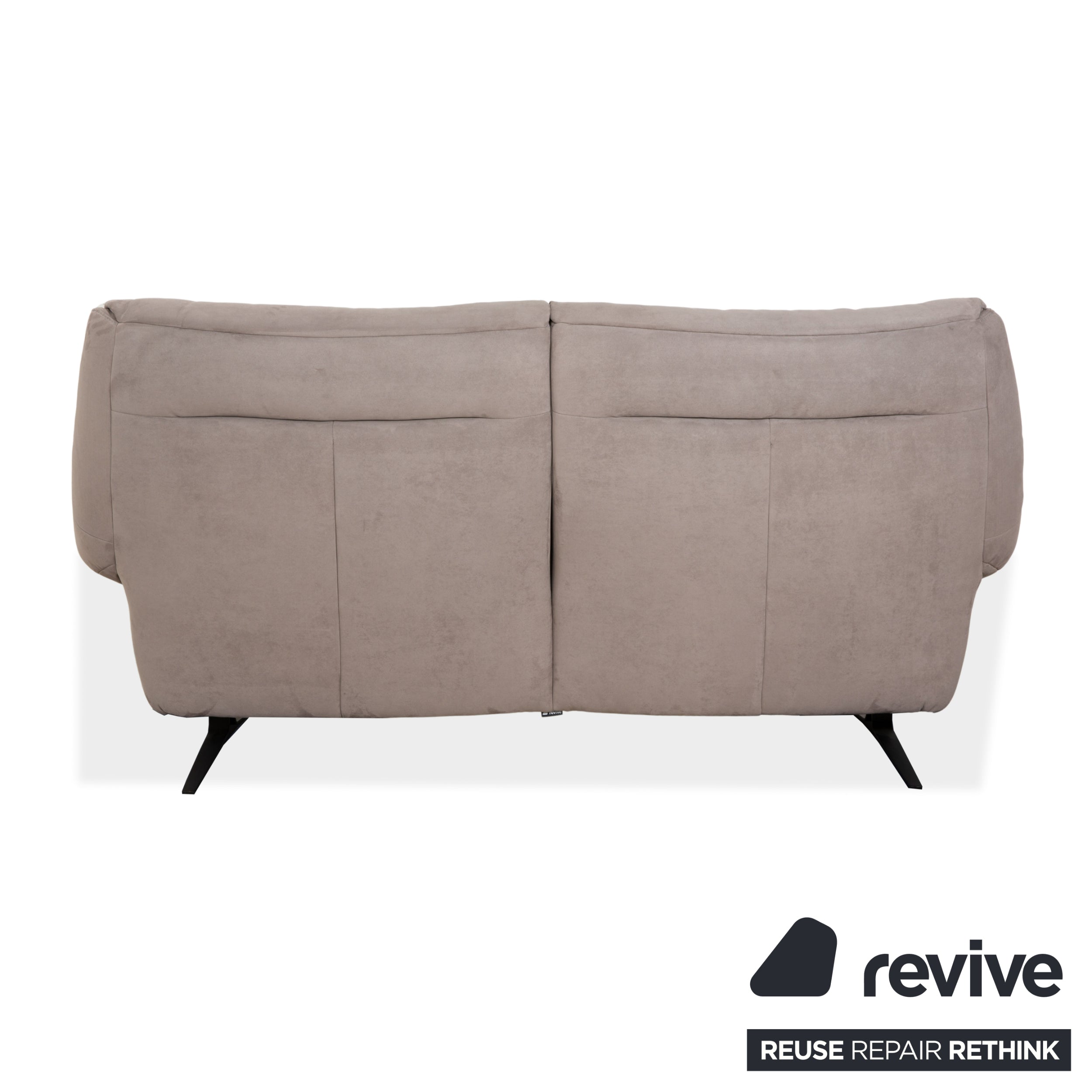 Mondo Malu Stoff Zweisitzer Grau Taupe Sofa Couch