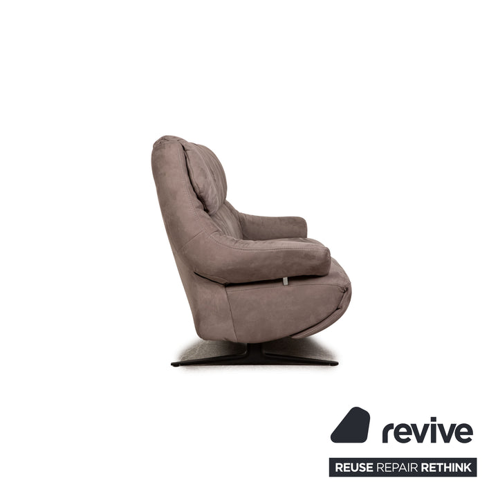 Mondo Malu Stoff Zweisitzer Grau Taupe Sofa Couch