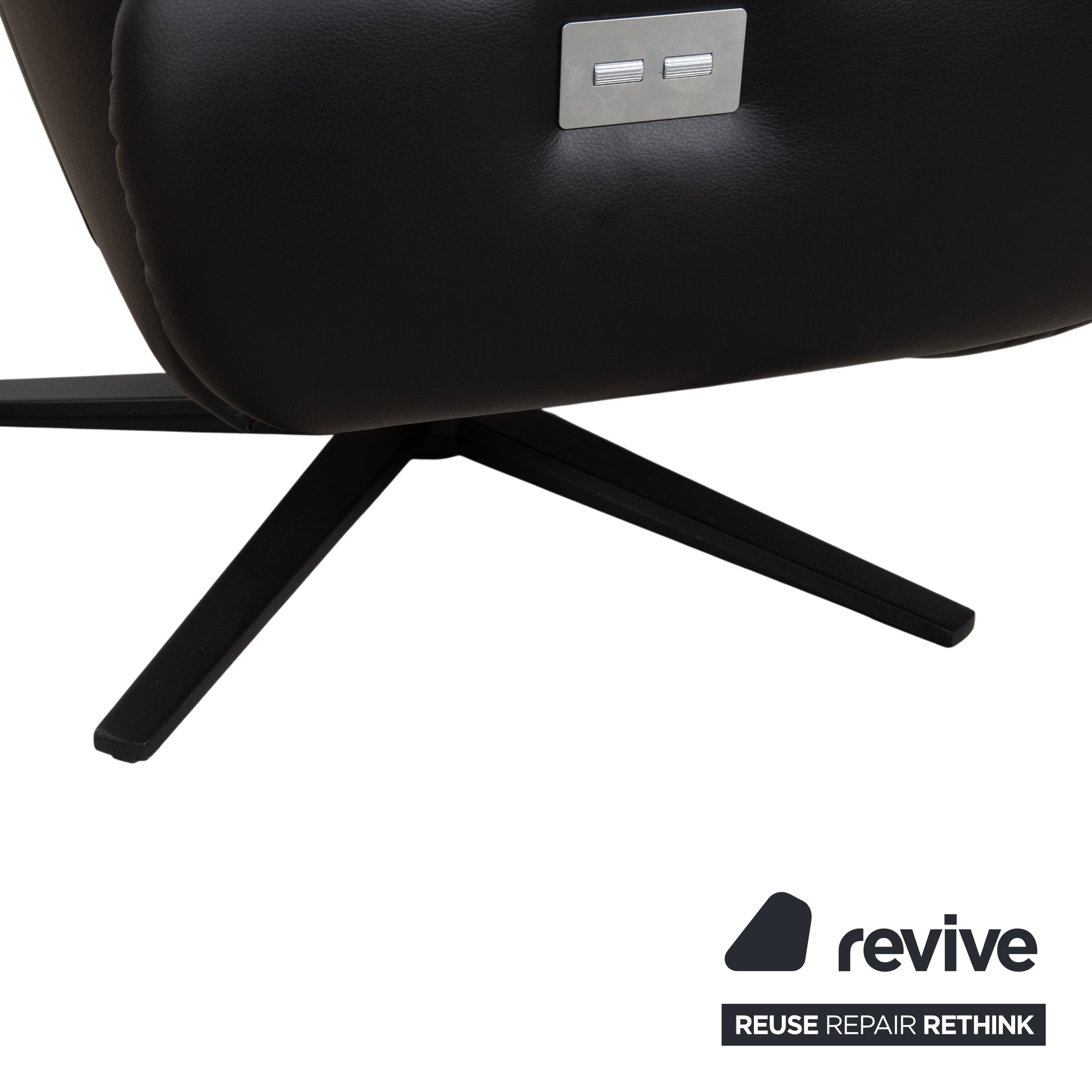 Mondo MULTIMAXX RELAKS Leather Armchair Black Electric Function
