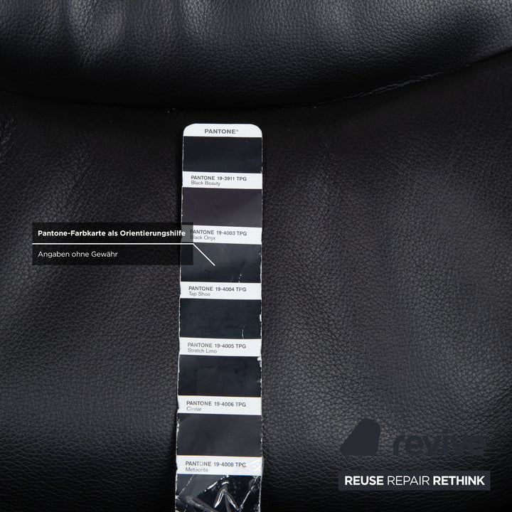 Mondo MULTIMAXX RELAKS Leder Sessel Schwarz elektrische Funktion