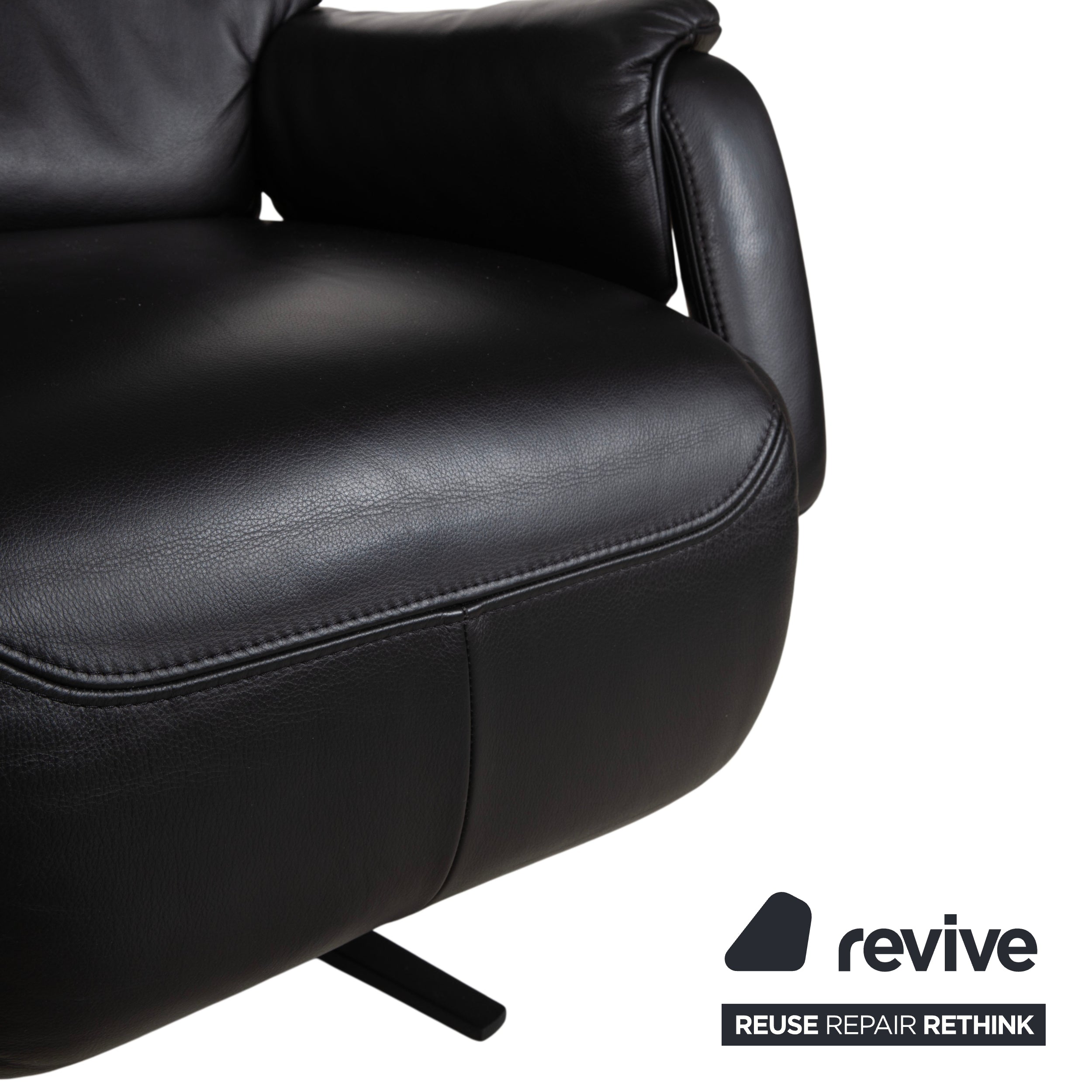 Mondo MULTIMAXX RELAKS Leather Armchair Black Electric Function