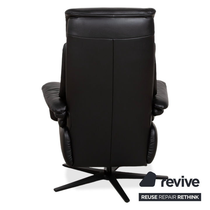 Mondo MULTIMAXX RELAKS Leder Sessel Schwarz elektrische Funktion