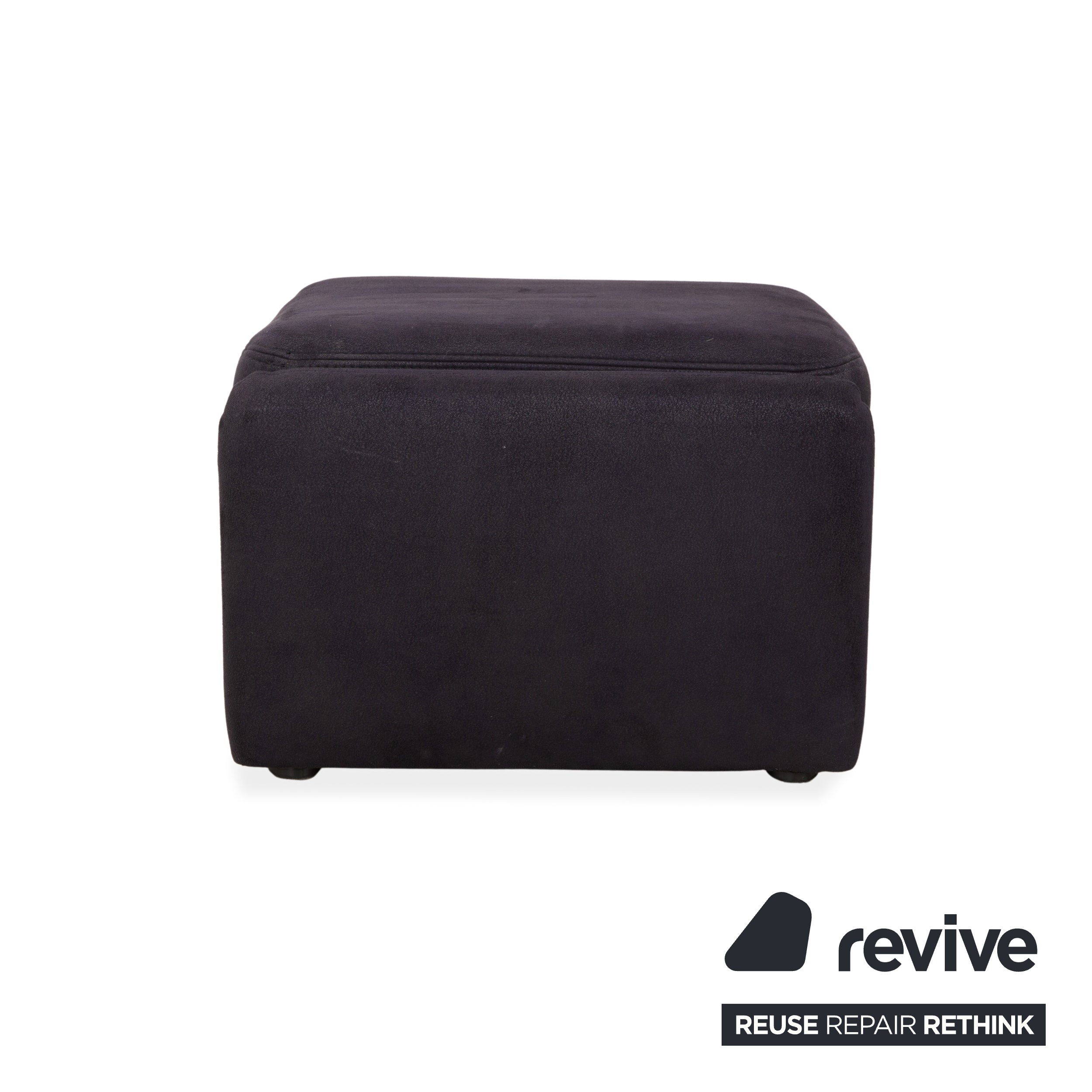 Mondo Recita Tabouret en tissu bleu foncé
