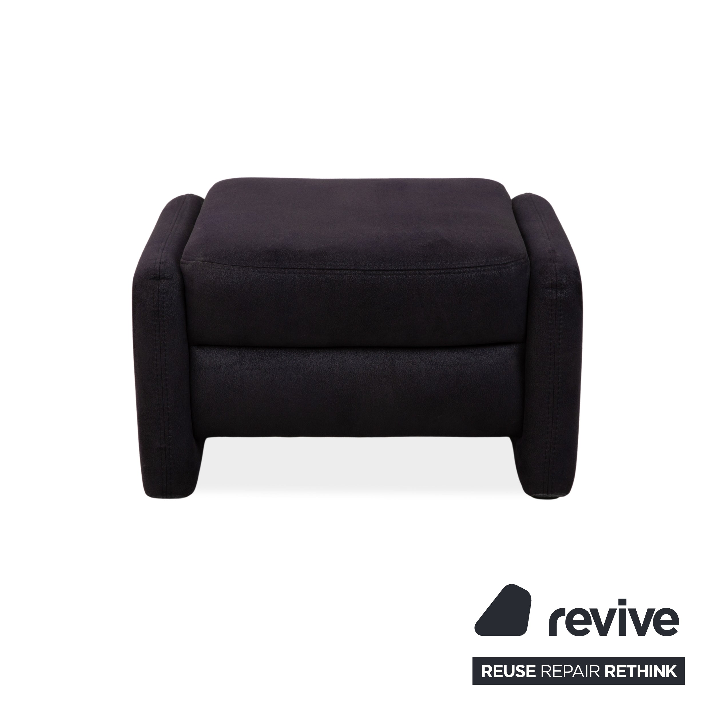 Mondo Recita Tabouret en tissu bleu foncé