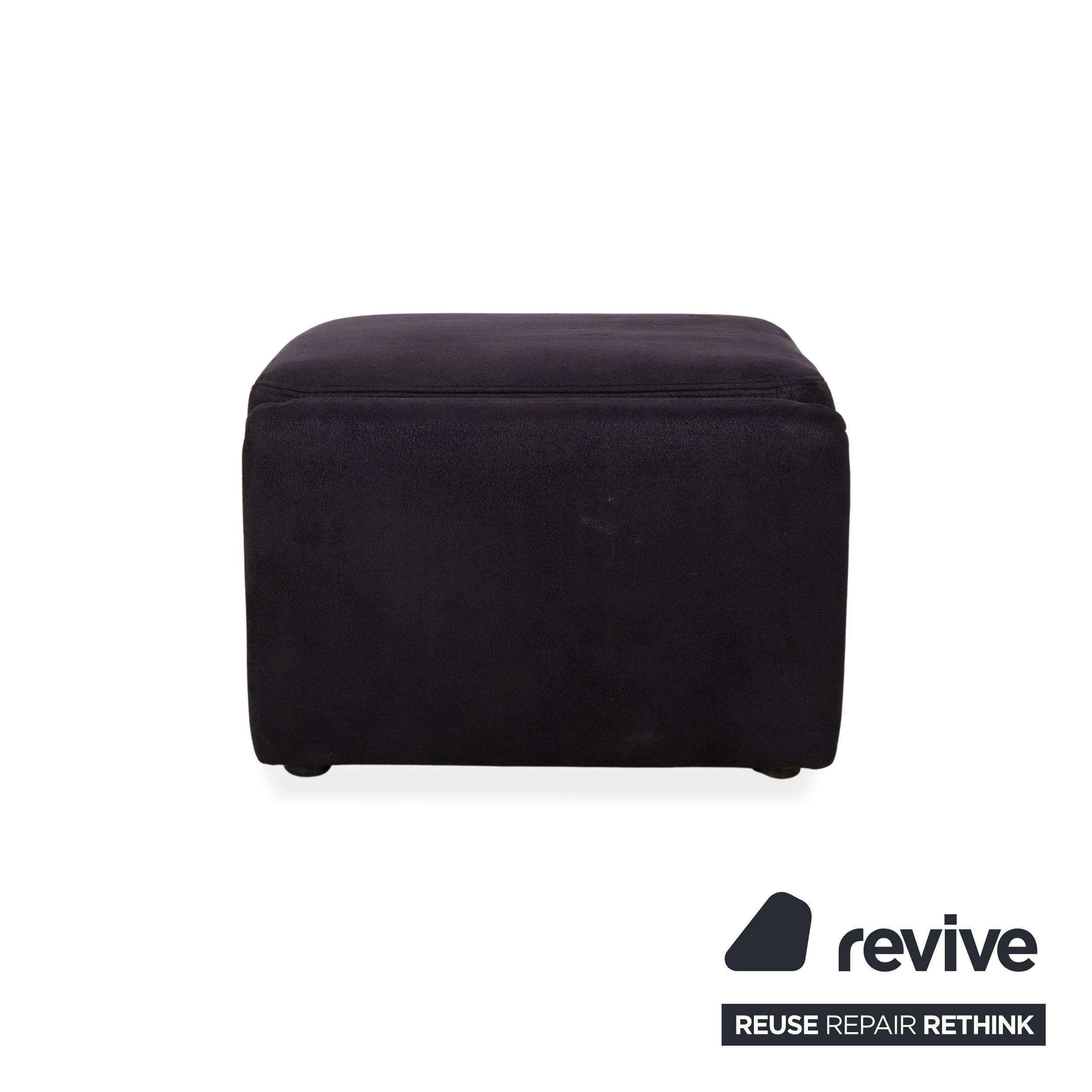 Mondo Recita Tabouret en tissu bleu foncé