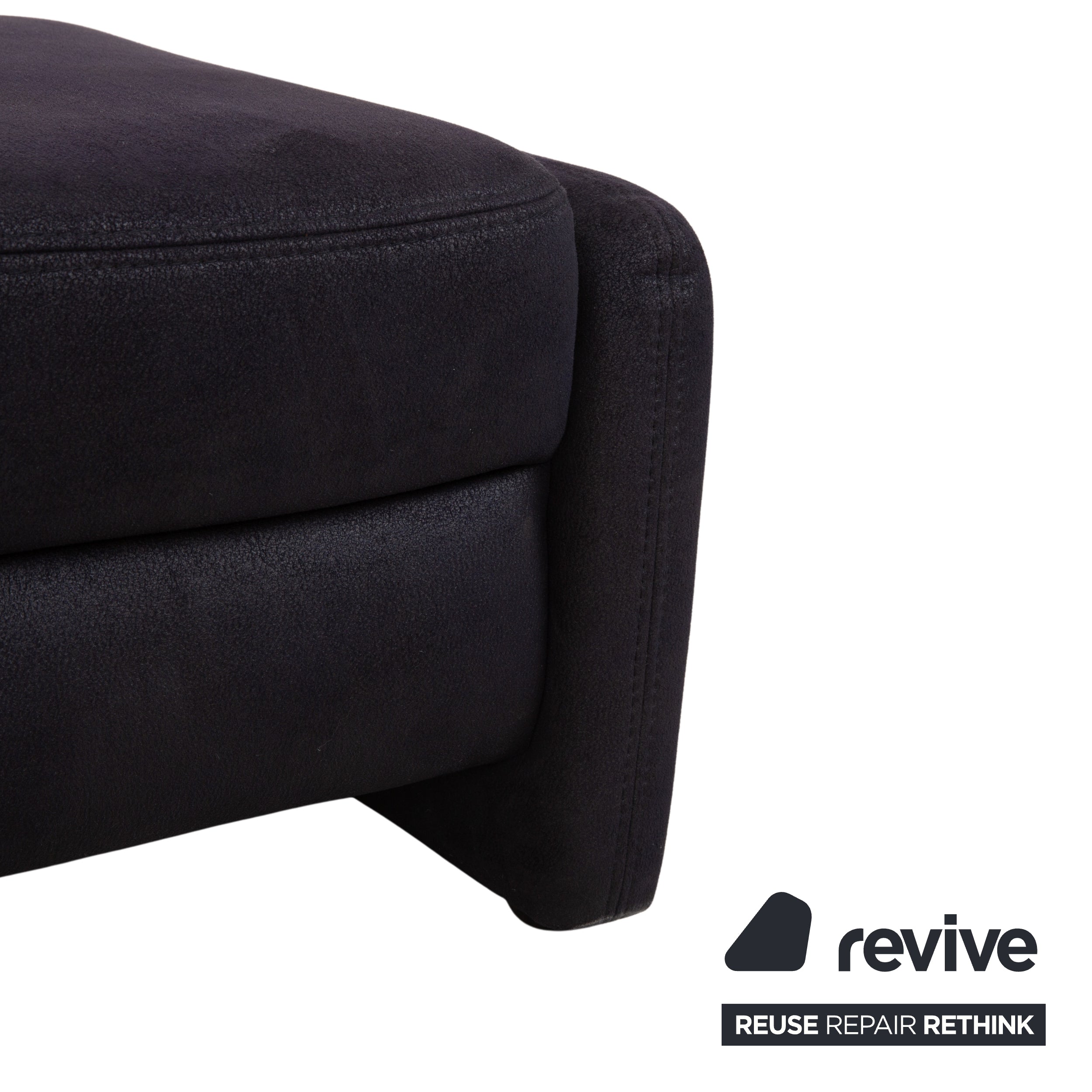 Mondo Recita Tabouret en tissu bleu foncé