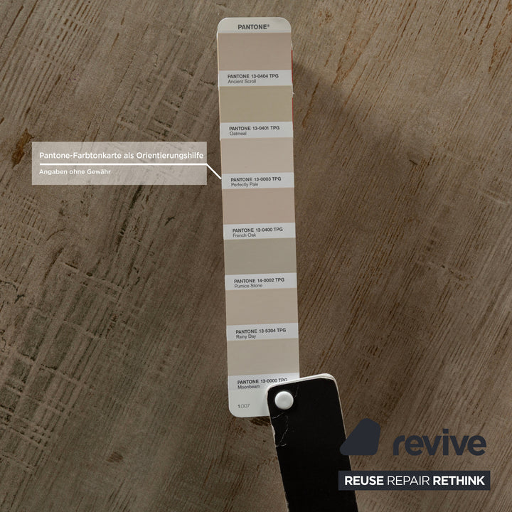 Mondo Steingut Esstisch Holzoptik Grau Creme Ausziehfunktion 160-210 x 100 cm