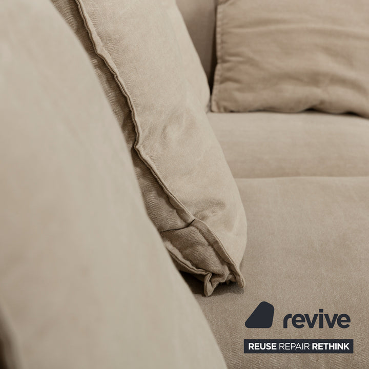 Mondo fabric corner sofa beige sofa couch