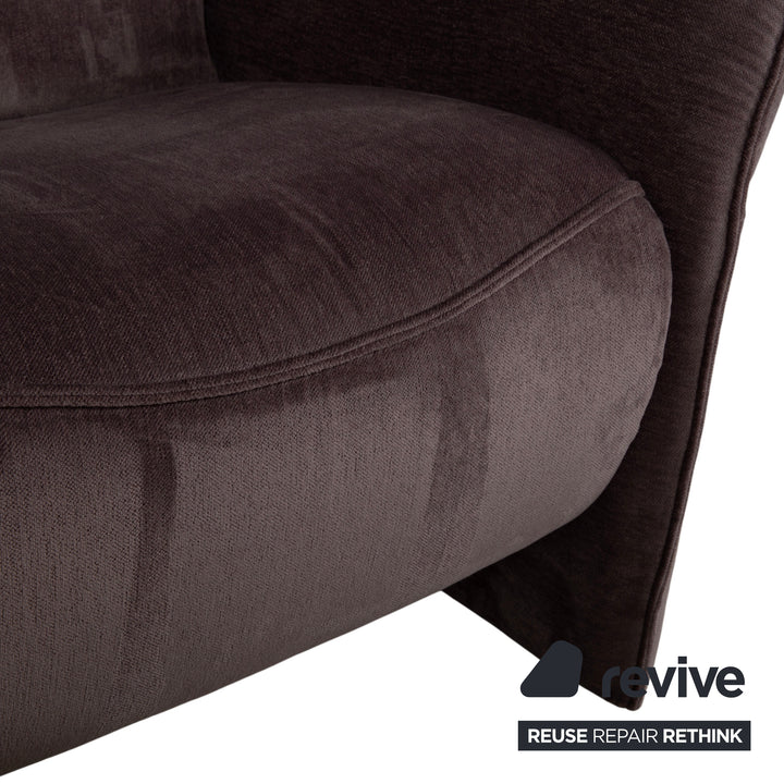 Mondo Varia 2057 Stoff Zweisitzer Grau Taupe manuelle Funktion Sofa Couch