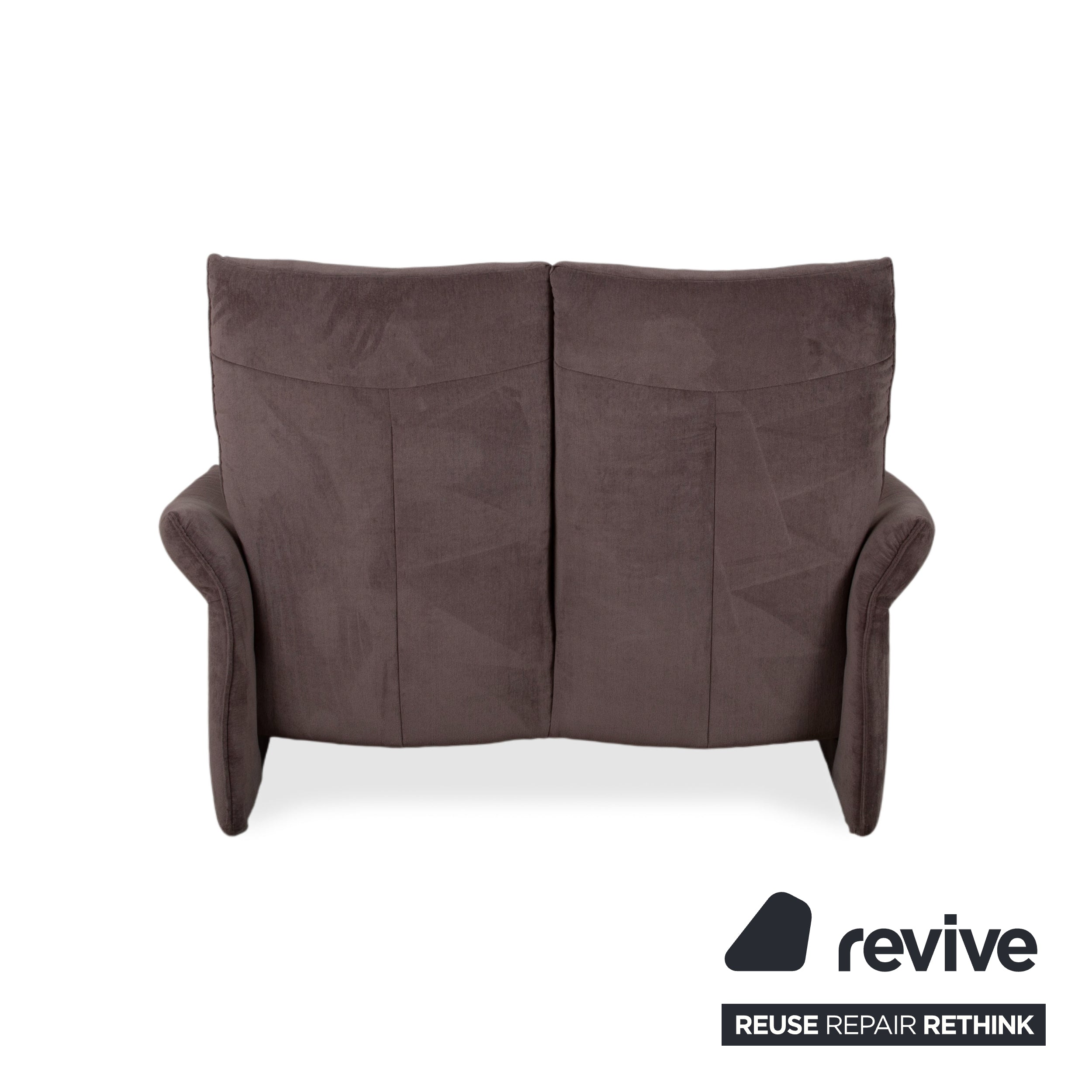 Mondo Varia 2057 Stoff Zweisitzer Grau Taupe manuelle Funktion Sofa Couch